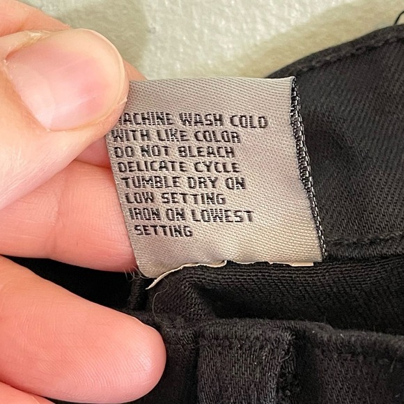 TRACTR Jeans Womens 32 Tencel Stretch Skinny 5 Pocket Denim Cotton Blend Black - Picture 9 of 9